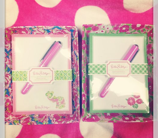 Lily Pulitzer Scratch Pad and Pen